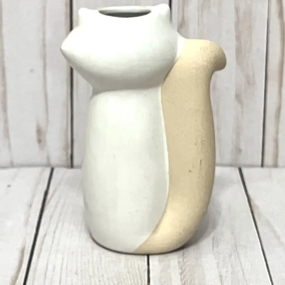 Target Stoneware Woodland Fox Ceramic Bud Vase 5.5” Cabincore
